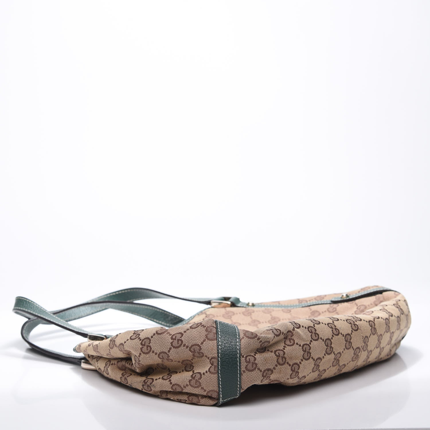 Gucci Monogram Medium Abbey Shoulder Bag Green 3 of 12