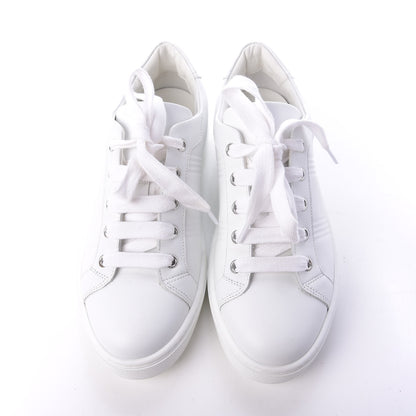 Hermes Calfskin Womens Avantage Sneakers 37.5 White 6 of 12