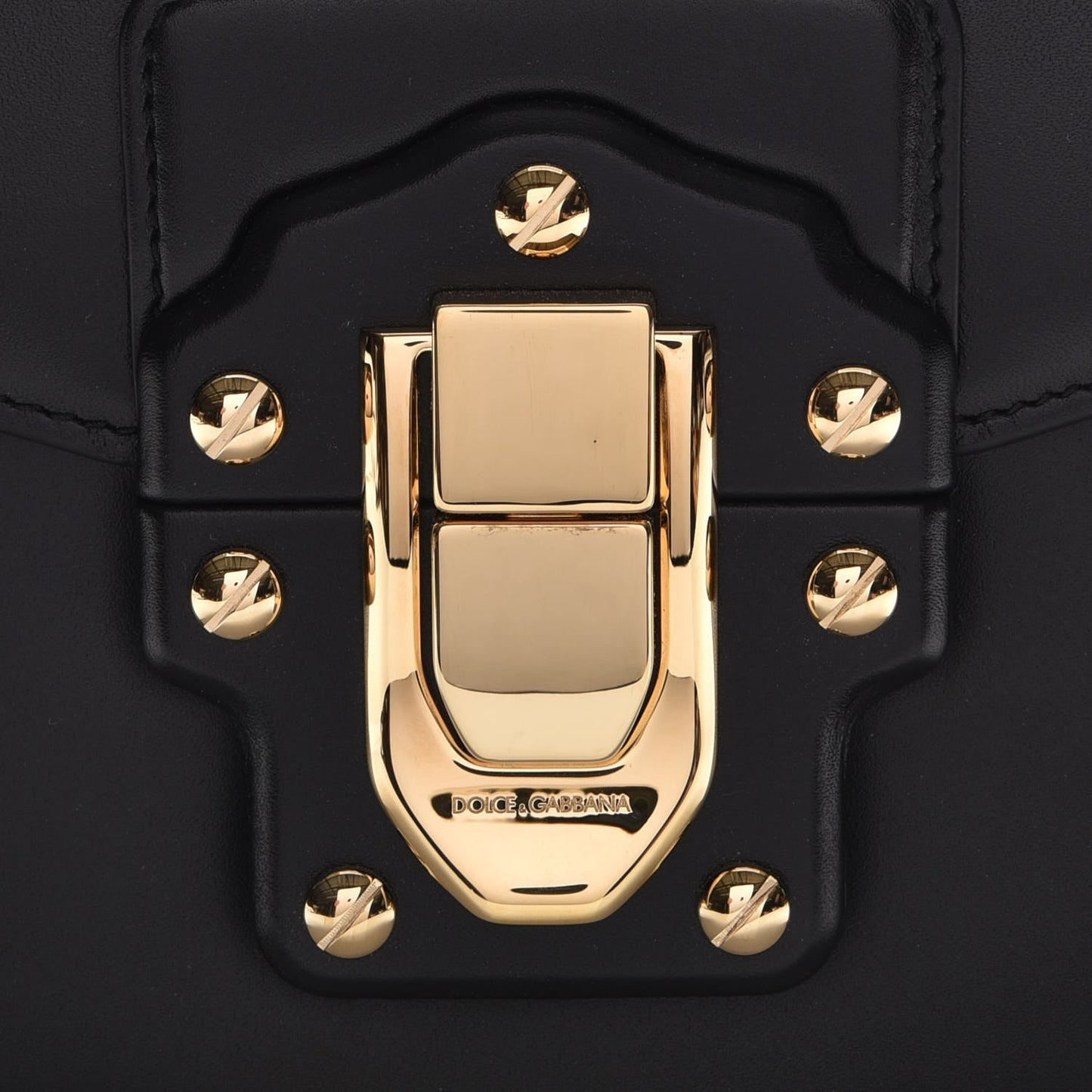 Calfskin Lucia Shoulder Bag Black