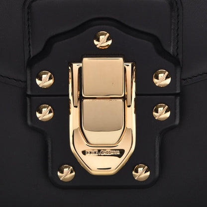 Dolce & Gabbana Calfskin Lucia Shoulder Bag Black 8 of 8
