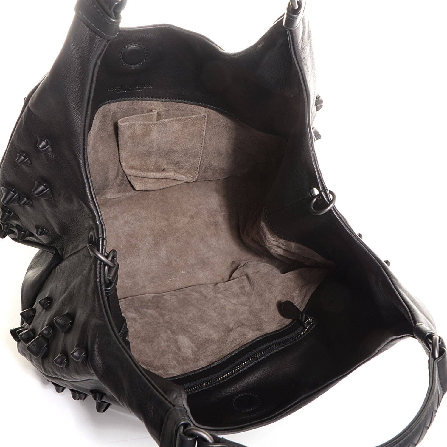 Bottega Veneta Nappa Medium Campana Knot Hobo Nero Black 5 of 8