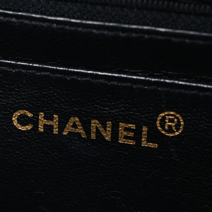 Chanel Lambskin Quilted Jumbo Single Flap Black 6 of 13