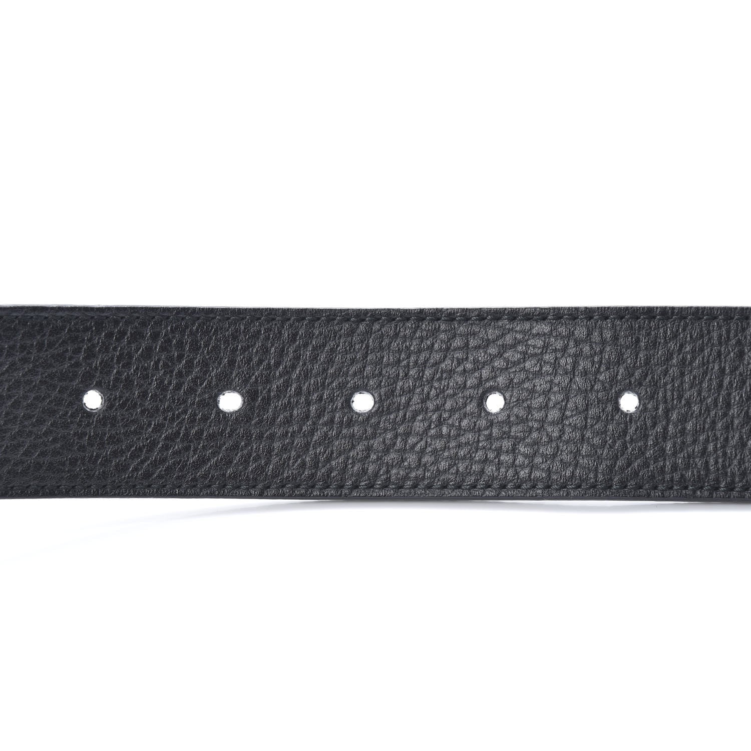 Gucci Calfskin Double G Reversible 37mm Belt 90 36 Black Cocoa 5 of 6