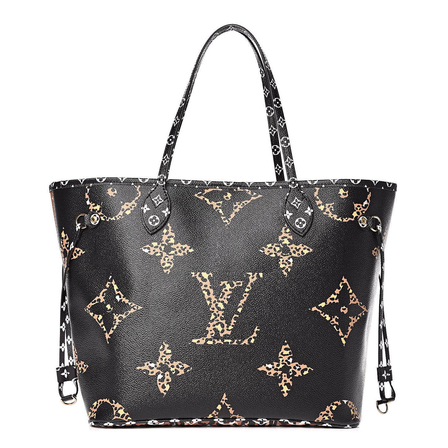 Monogram Giant Jungle Neverfull MM Black