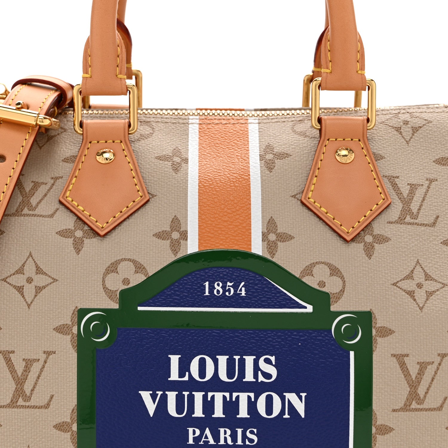 Louis Vuitton Monopaname Speedy Bandouliere 25 Beige Ocher 7 of 9