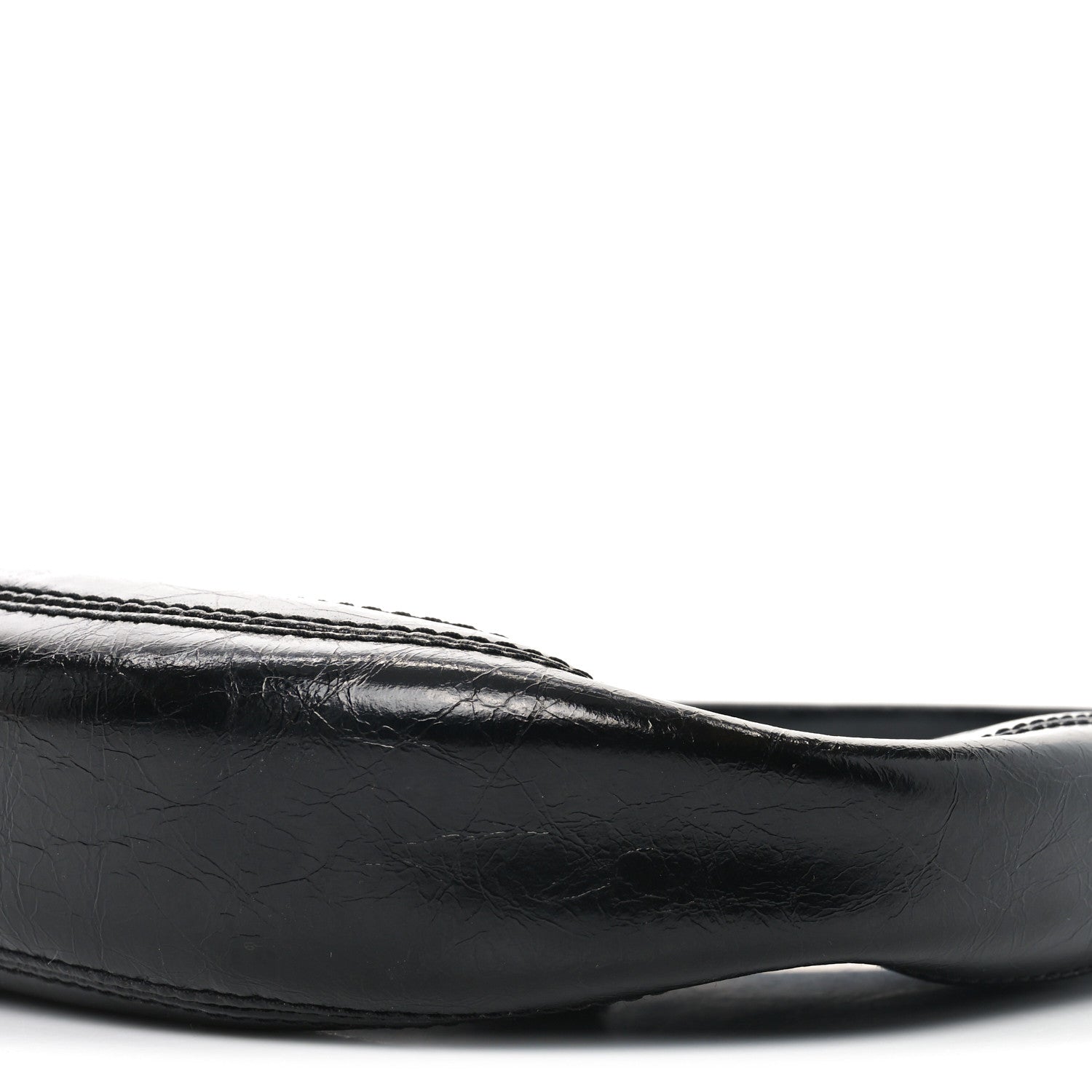 Marc Jacobs Crinkled Calfskin Cruiser Crescent Bag Black 9 of 9