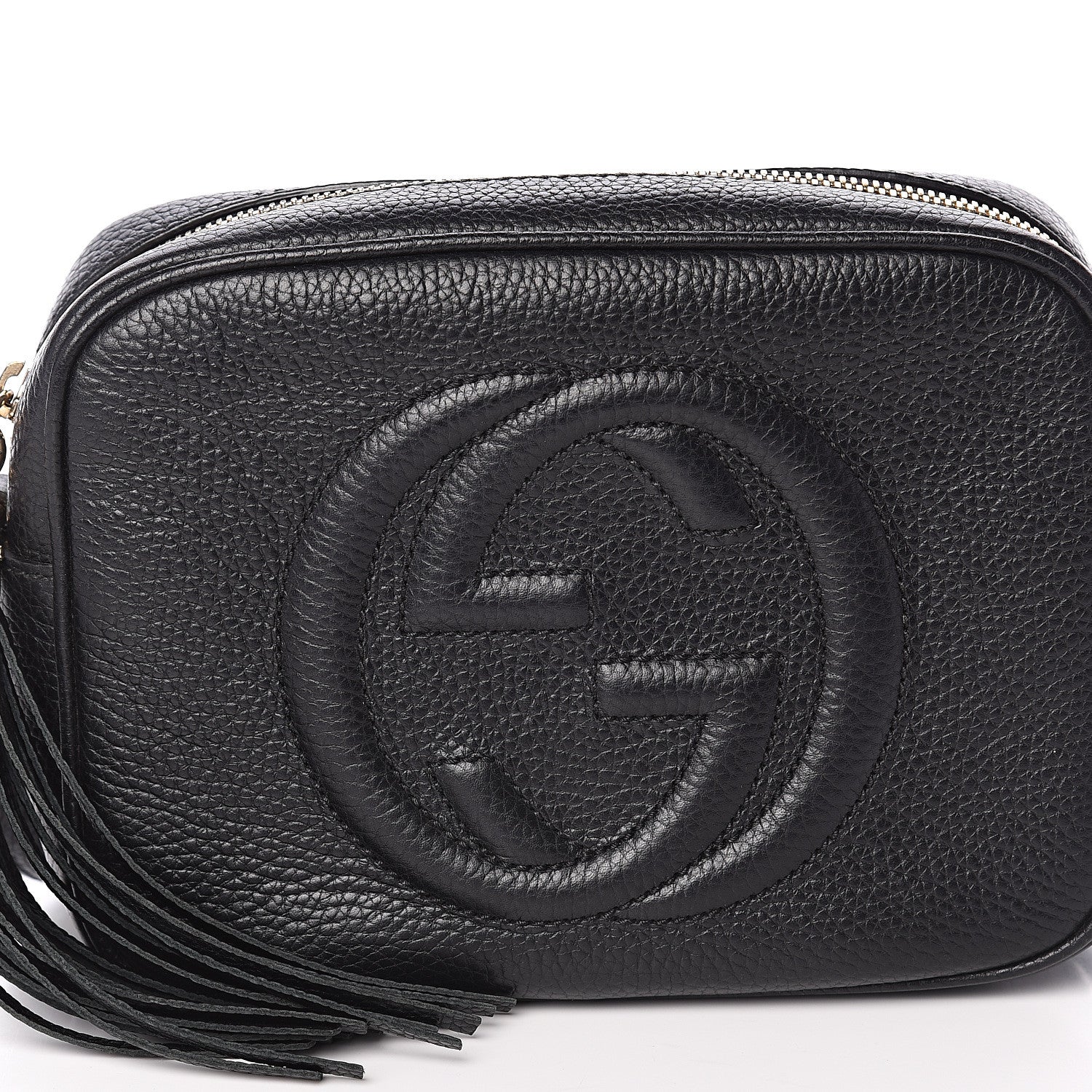 Gucci Pebbled Calfskin Small Soho Disco Bag Black 6 of 8