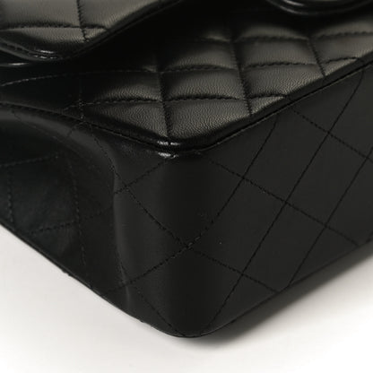Chanel Lambskin Quilted Small Double Flap Black 10 of 14