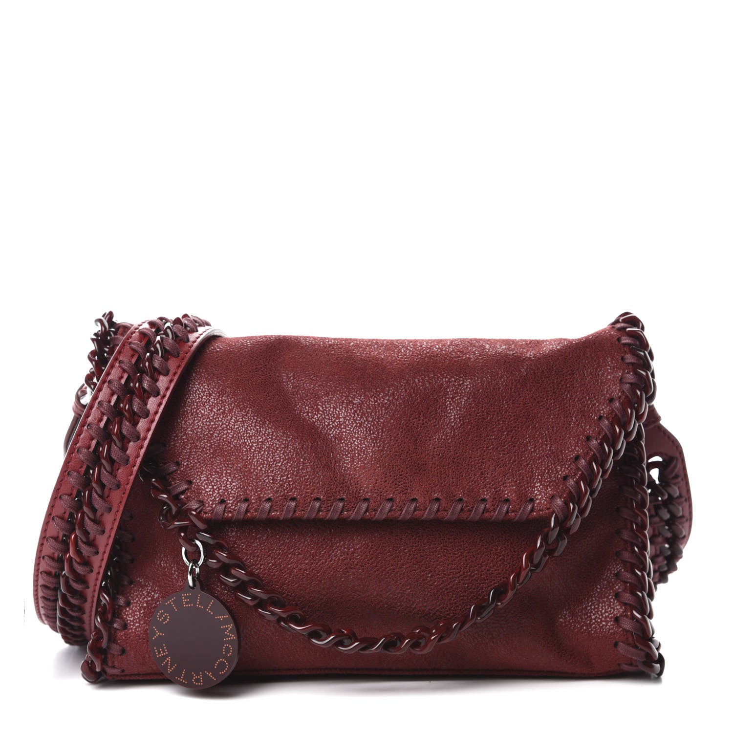 Stella McCartney Shaggy Deer Mini Candy Falabella Ruby 1 of 10