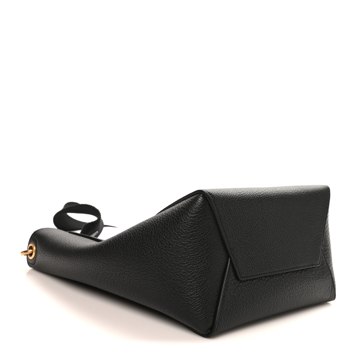 Celine Soft Grained Calfskin Small Sangle Bucket Bag Black 4 of 9