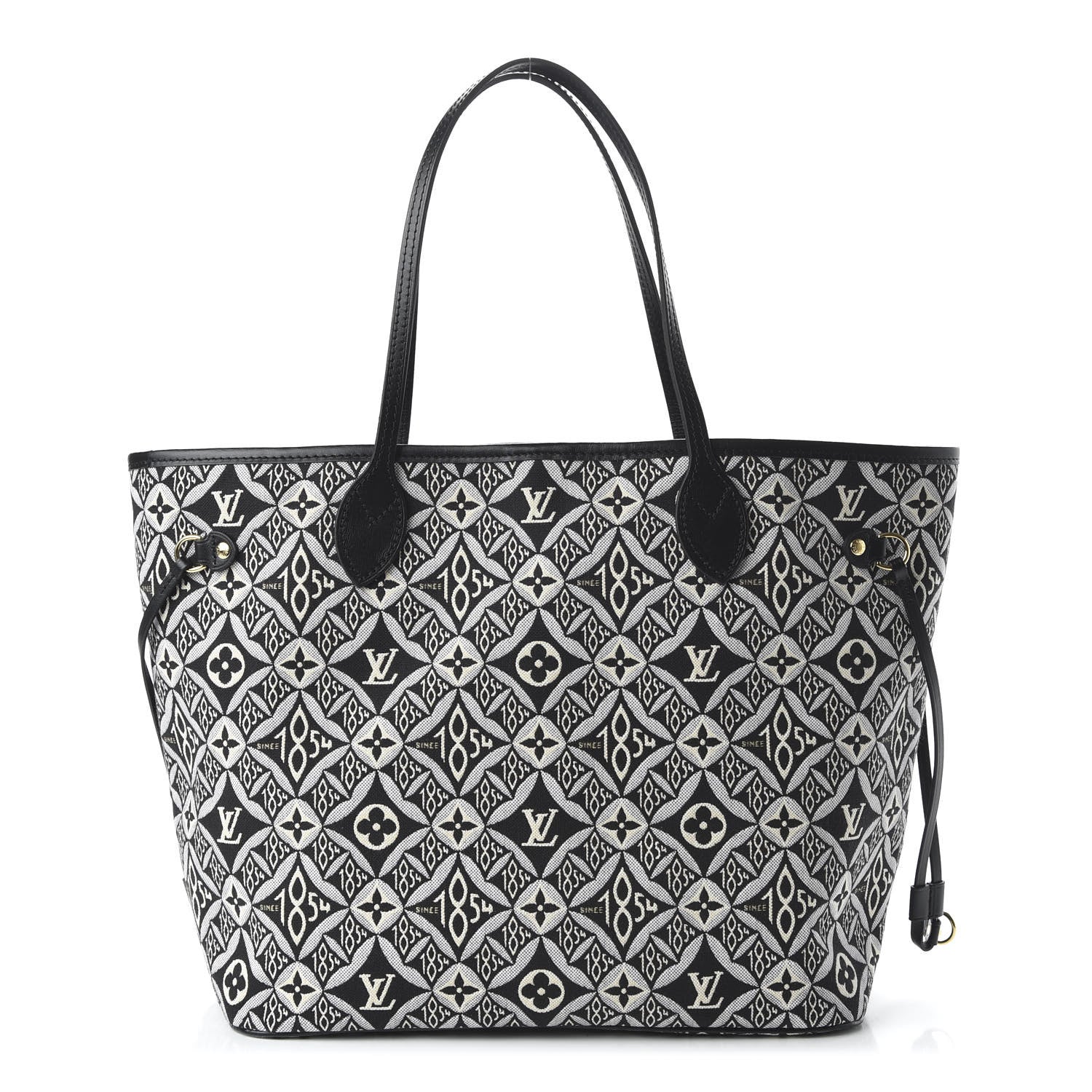 Louis Vuitton Jacquard Since 1854 Neverfull MM Grey 1 of 11