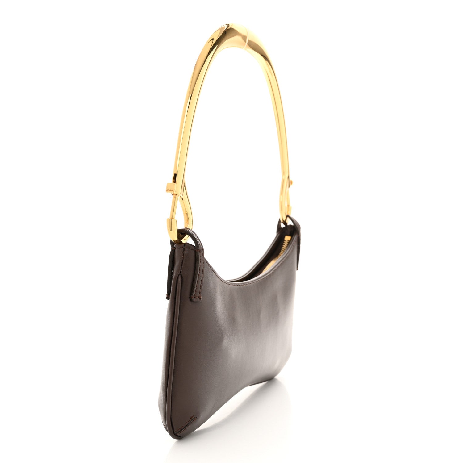 Jacquemus Smooth Calfskin Le Bisou Mousqueton Dark Brown 3 of 9