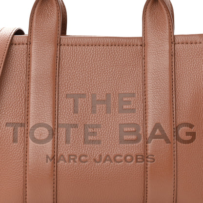 Marc Jacobs Grained Calfskin Mini The Tote Bag Argan Oil 9 of 18
