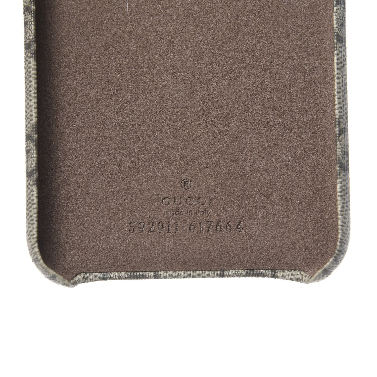 Gucci GG Supreme Monogram Top Handle iPhone XS Max Case Beige 6 of 6