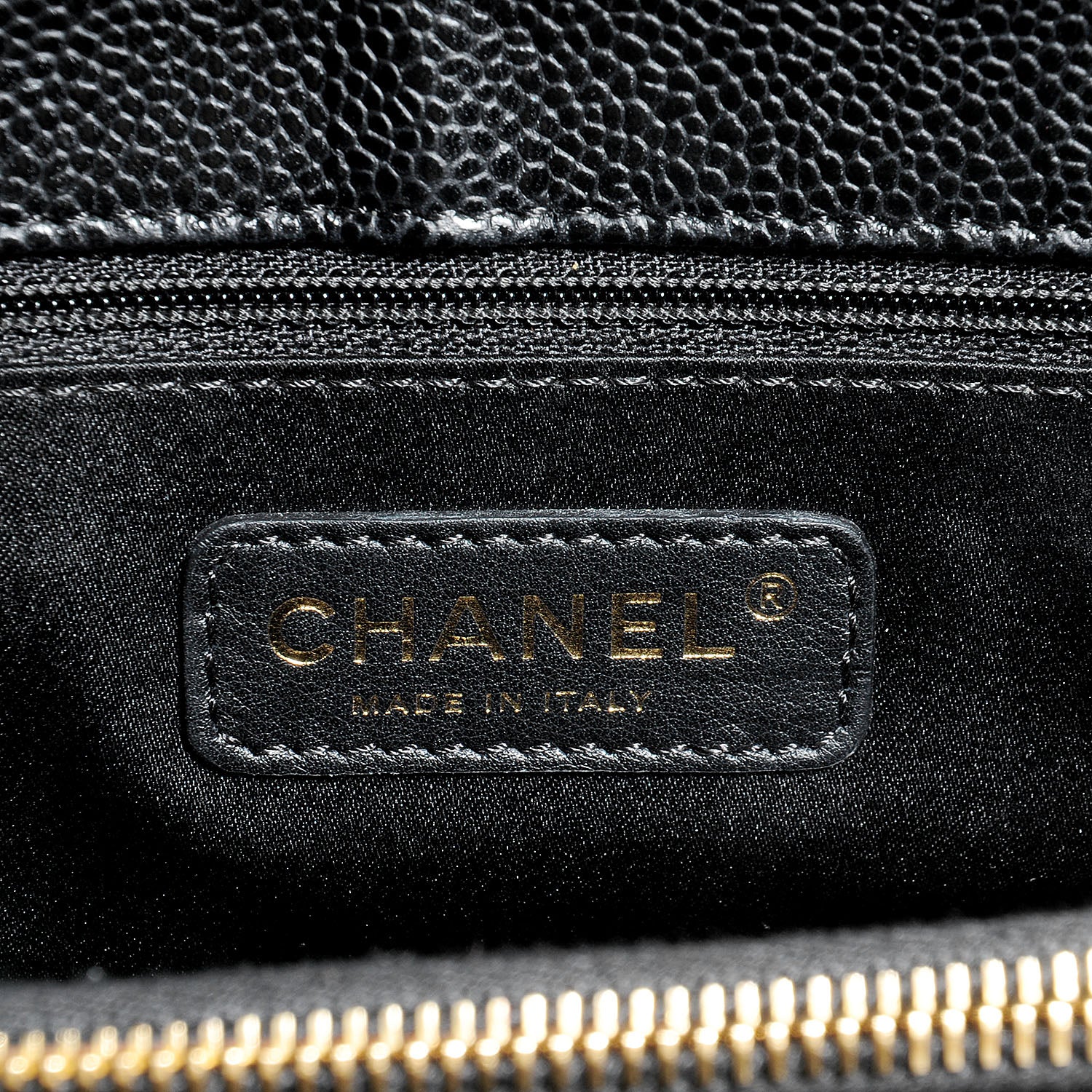 Chanel Caviar Grand Shopping Tote GST Black 7 of 8