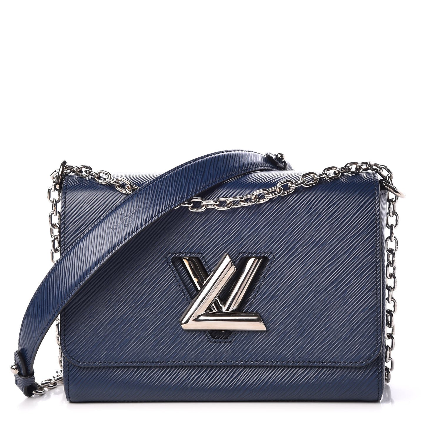 Epi Twist Shoulder Bag MM Indigo