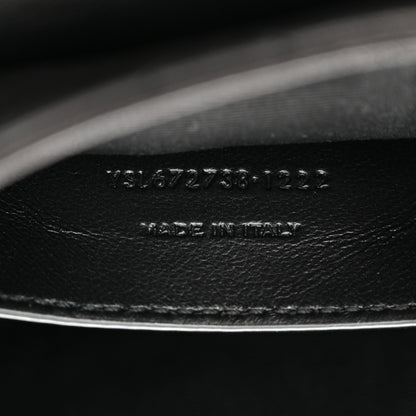 Saint Laurent Lambskin Quilted Monogram Mini Nolita Black 7 of 13