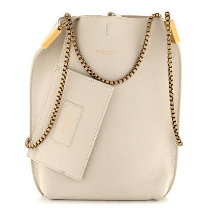 Saint Laurent Calfskin Mini Suzanne Hobo Cream 3 of 13