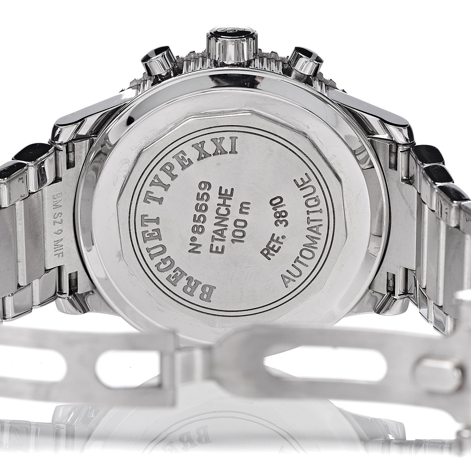 Breguet Stainless Steel 42mm Type XXI Transatlantique Flyback Chronograph Automatic Watch Ruthenium 3810ST/92/SZ9 6 of 7
