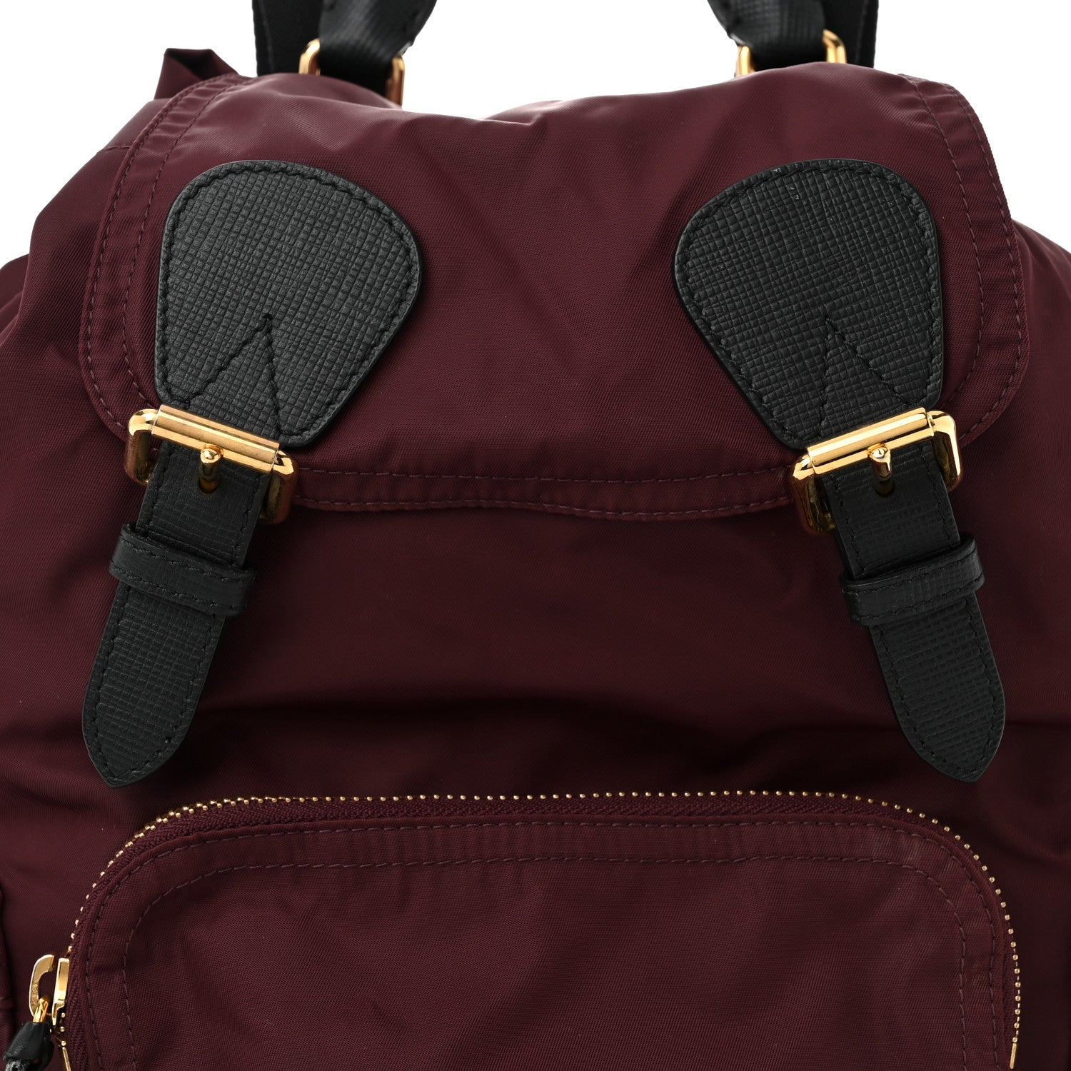 Burberry Nylon Medium Rucksack Backpack Burgundy Red 8 of 11