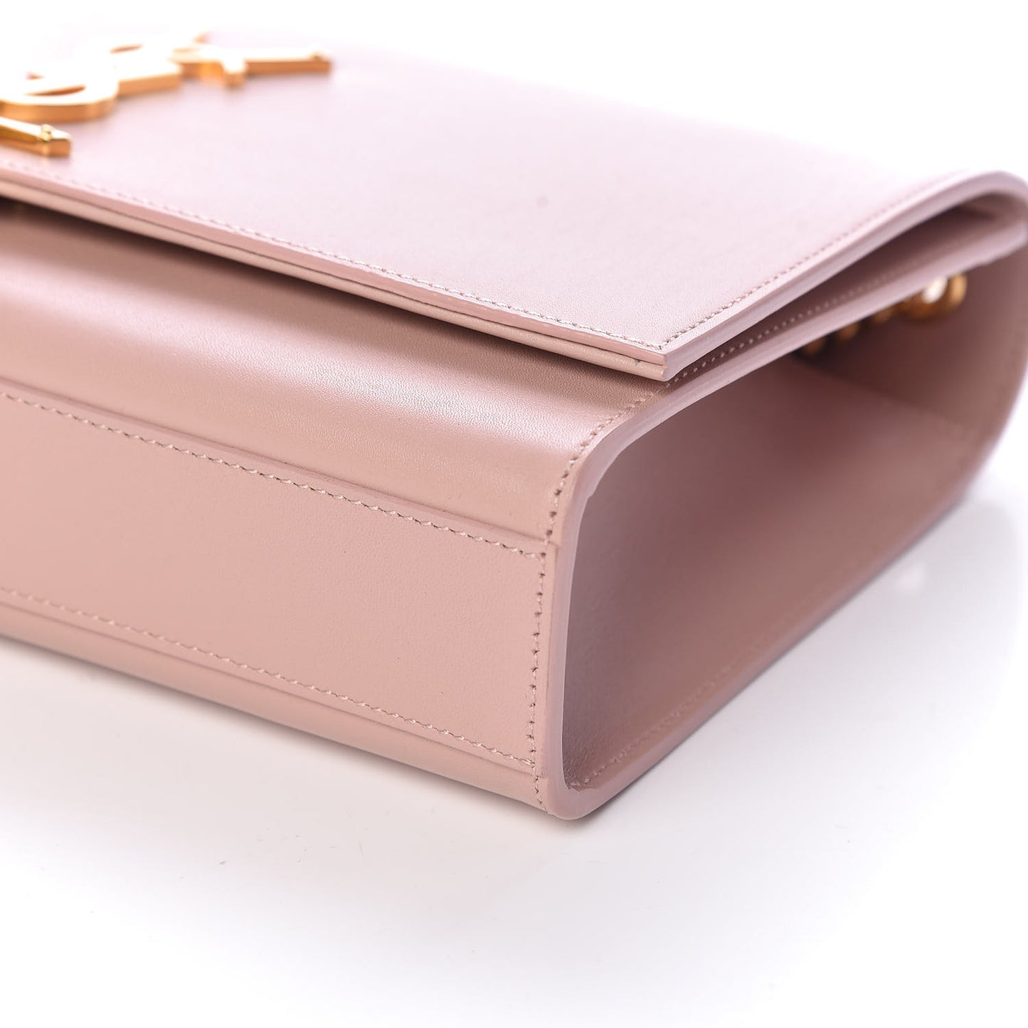 Smooth Calfskin Medium Classic Monogram Kate Tassel Satchel Pink