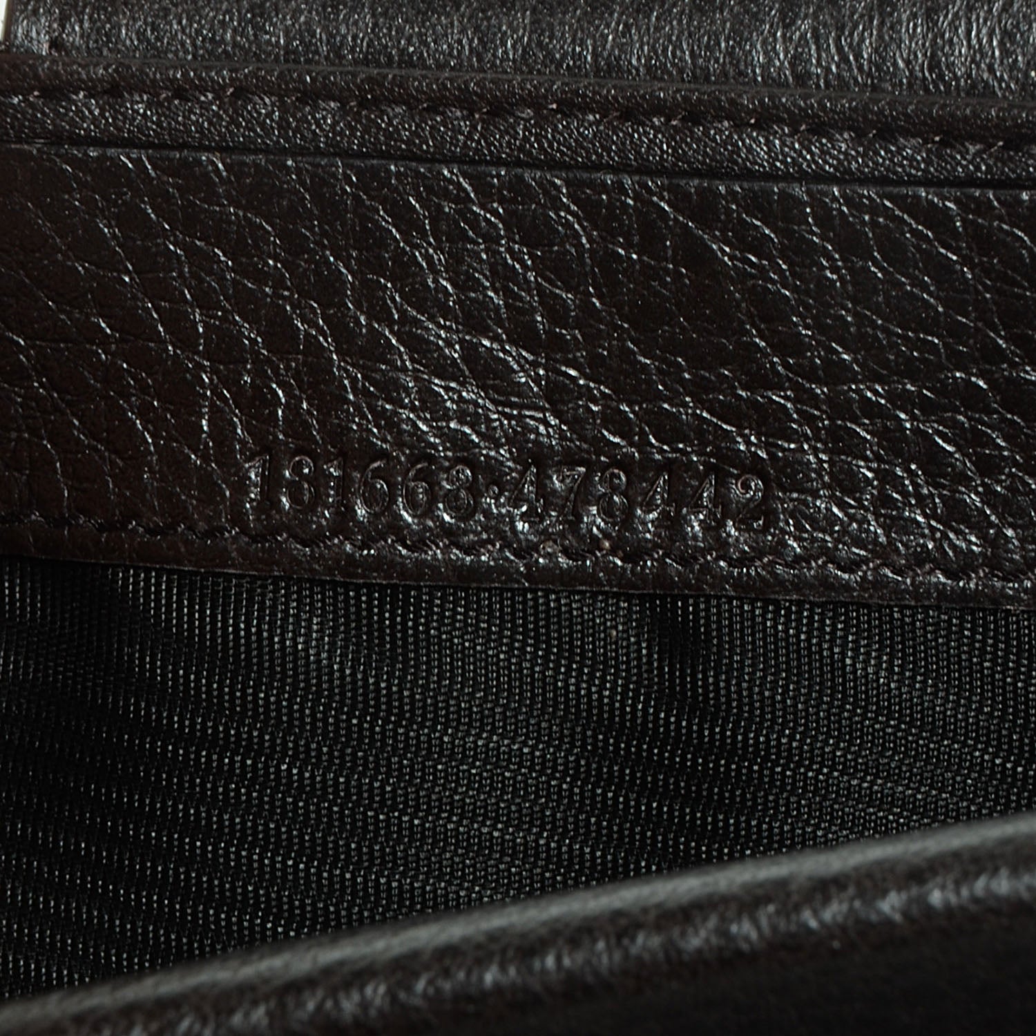 Gucci Guccissima Ladies Web Long Wallet Chocolate 7 of 7