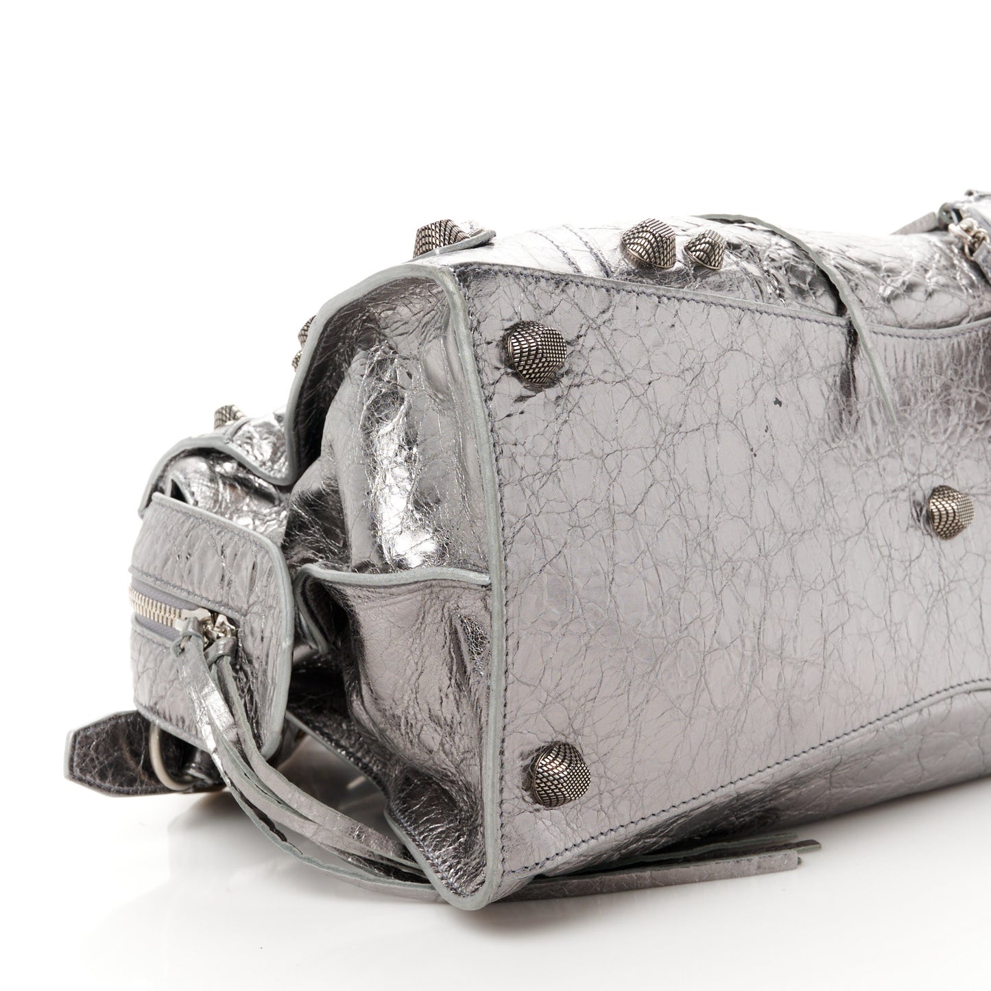 Metallic Agneau Arena Neo Cagole City Silver
