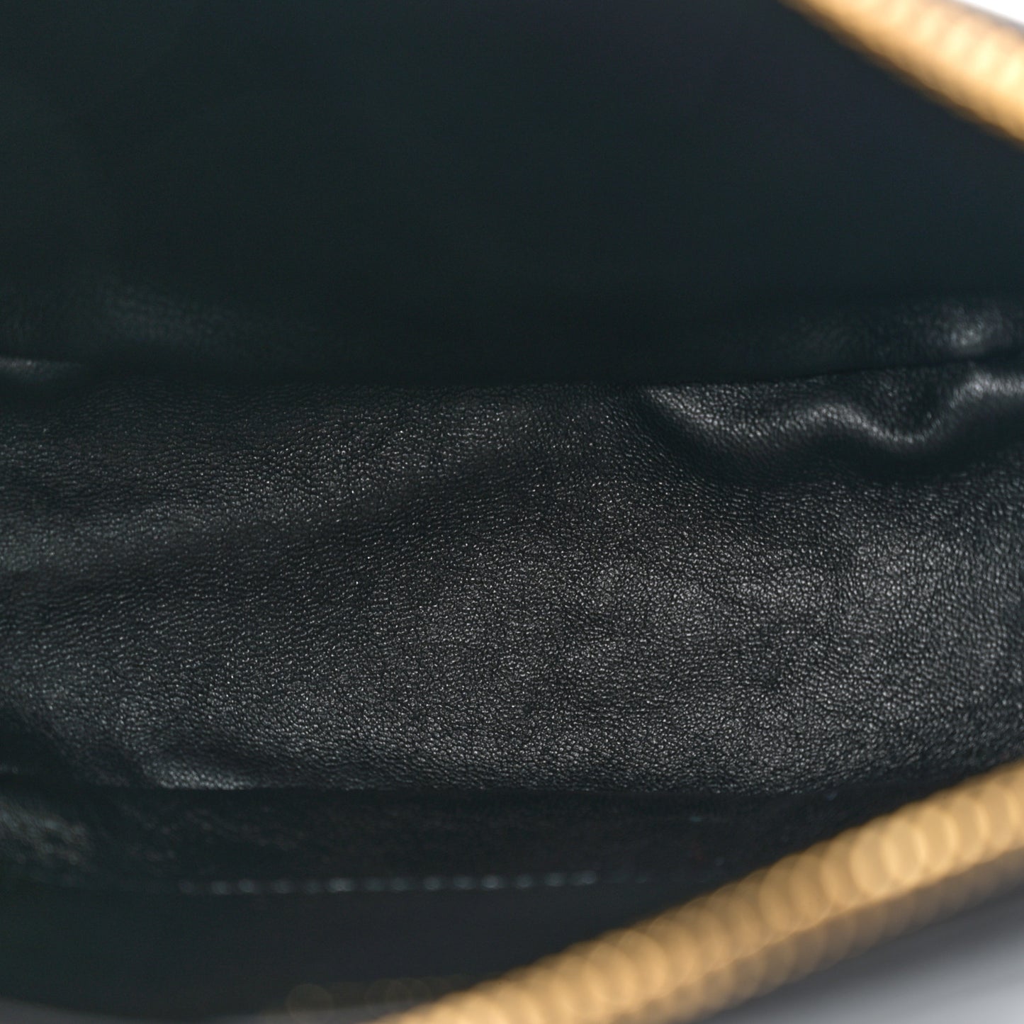 Soft Calfskin Arque Shoulder Bag Black