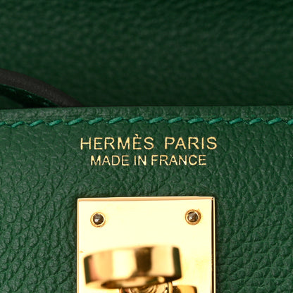 Hermes Evercolor Kelly Danse II Belt Bag Vert Moyen 5 of 9