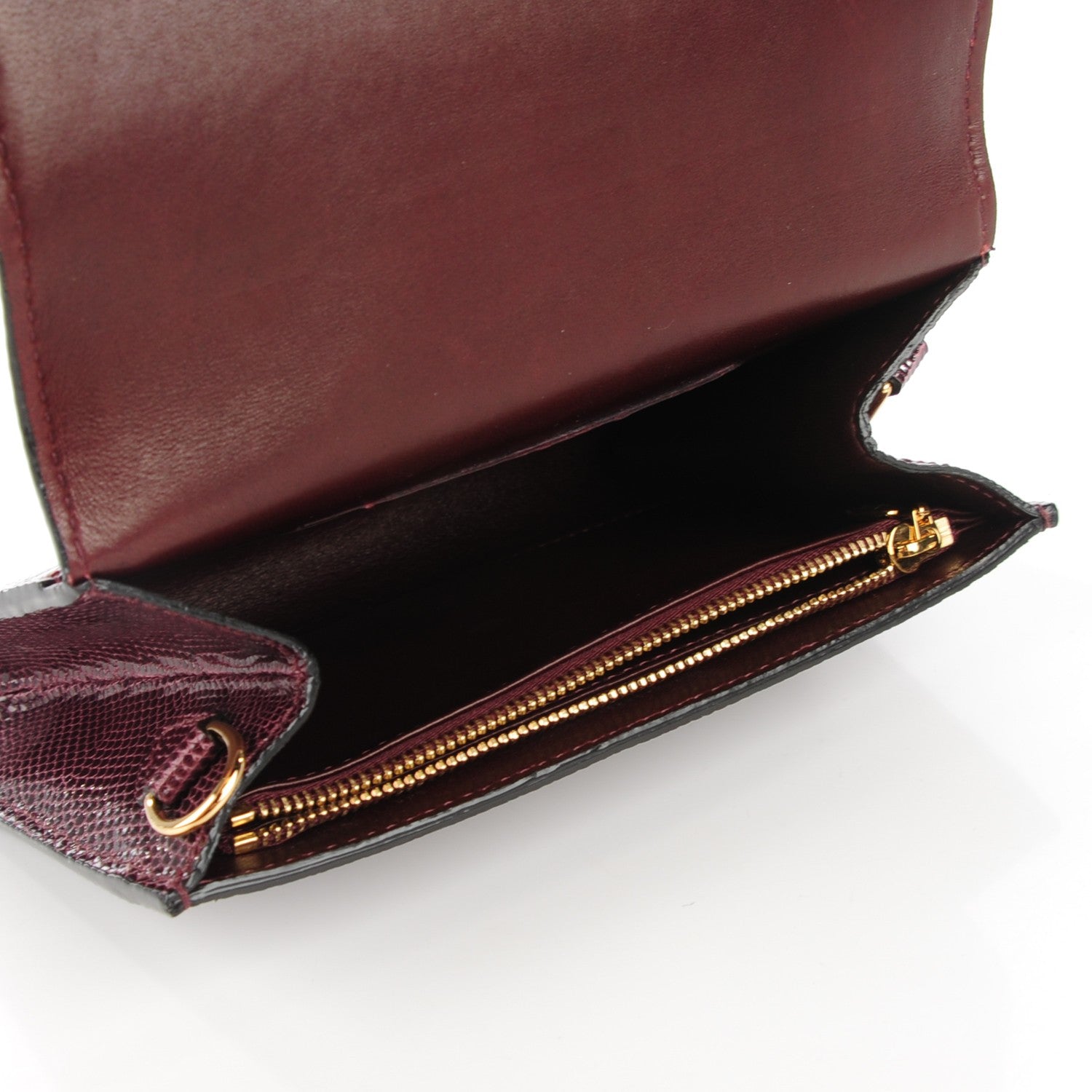 Louis Vuitton Lizard Rossmore PM Burgundy 6 of 8