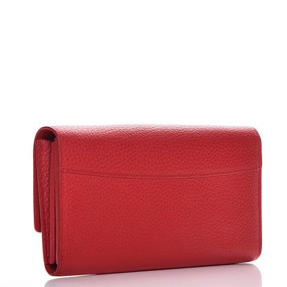 Louis Vuitton Taurillon Capucines Wallet Rubis 3 of 8