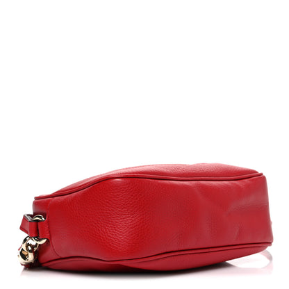 Gucci Pebbled Calfskin Small Soho Disco Bag Tabasco Red 4 of 10