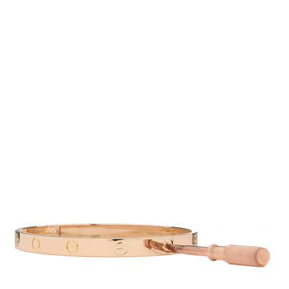 Cartier 18K Pink Gold LOVE Bracelet 19 7 of 7