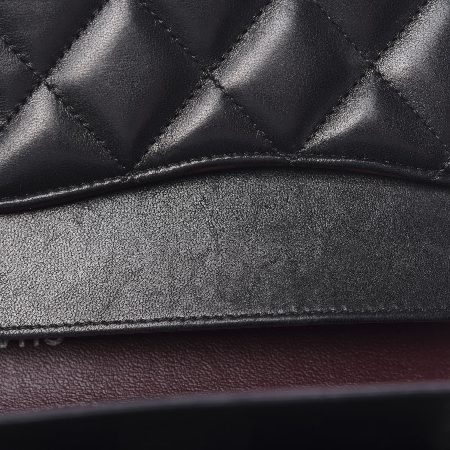Chanel Lambskin Quilted Jumbo Double Flap Black 11 of 12