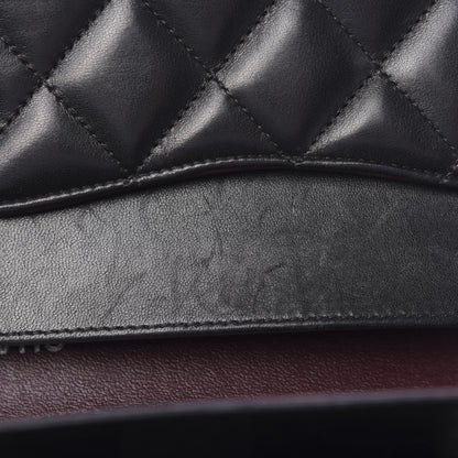 Chanel Lambskin Quilted Jumbo Double Flap Black 11 of 12