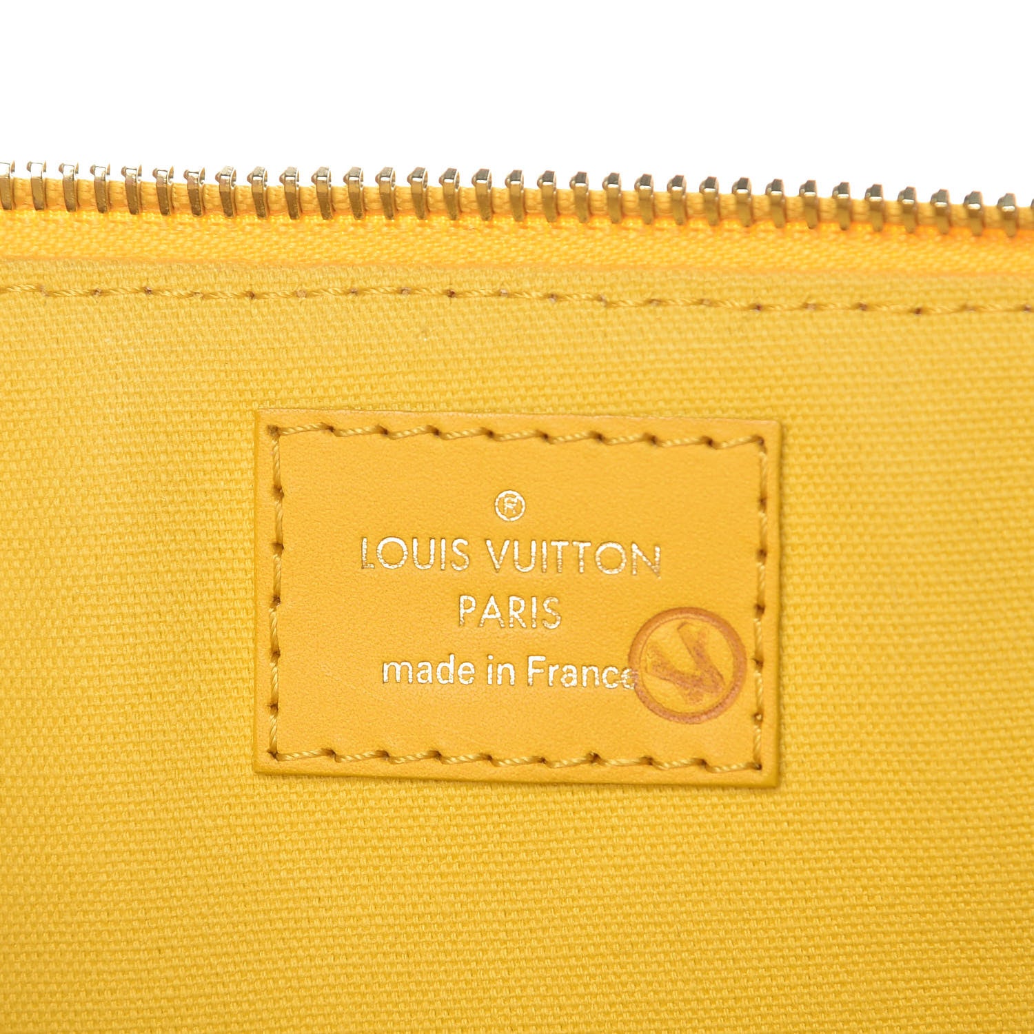 Louis Vuitton Damier Couleurs Kit Clutch Mimosa 6 of 12