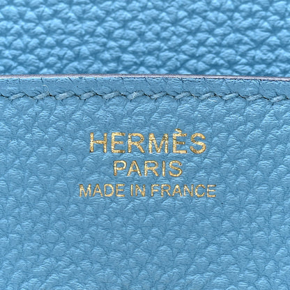 Hermes Togo Birkin 30 Blue Du Nord 20 of 31