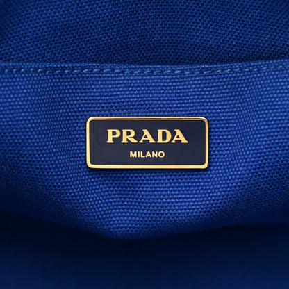 Prada Canapa Logo Tote Cobalto 6 of 10