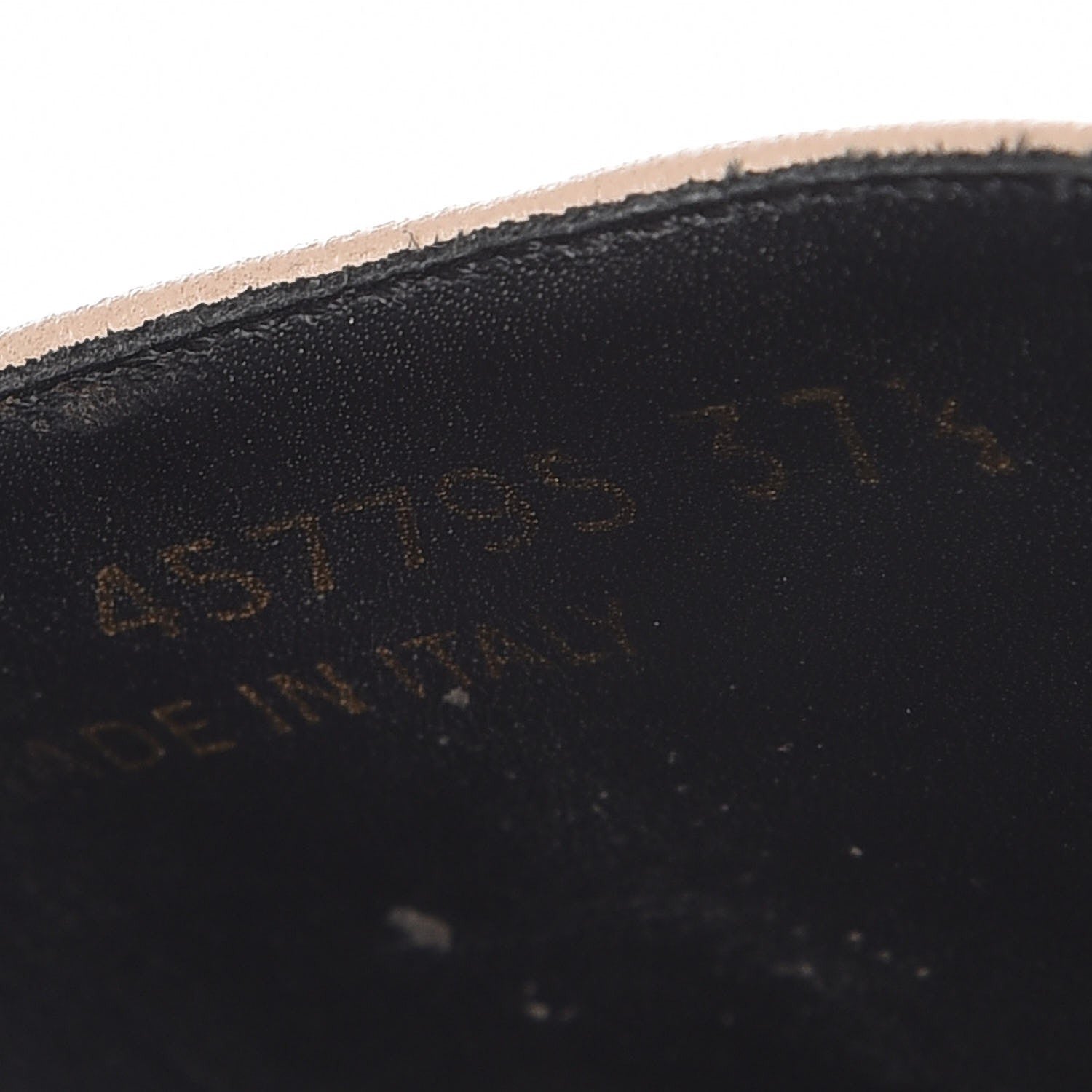 Saint Laurent Lambskin Joan 05 Slide Sandals 37.5 Powder Black 10 of 13