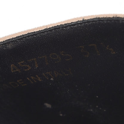 Saint Laurent Lambskin Joan 05 Slide Sandals 37.5 Powder Black 10 of 13
