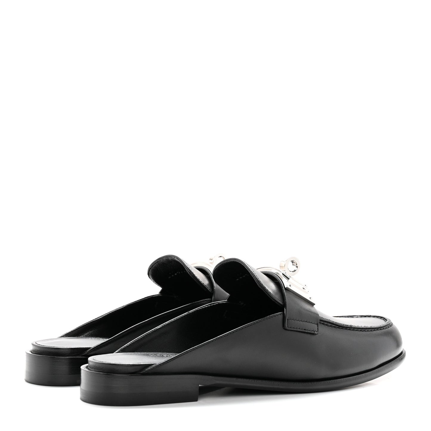Calfskin Iota Mules 40 Black