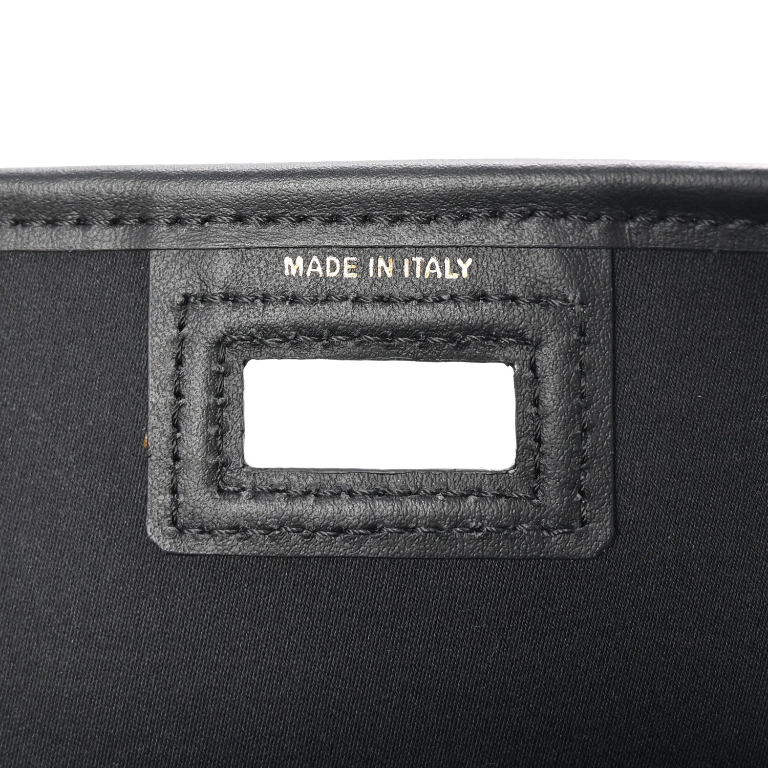 Fendi Glazed Fabric Vitello Century FF 1974 Stamp Patch Mini Peekaboo Defender Cover Mogano Panna Black 7 of 8