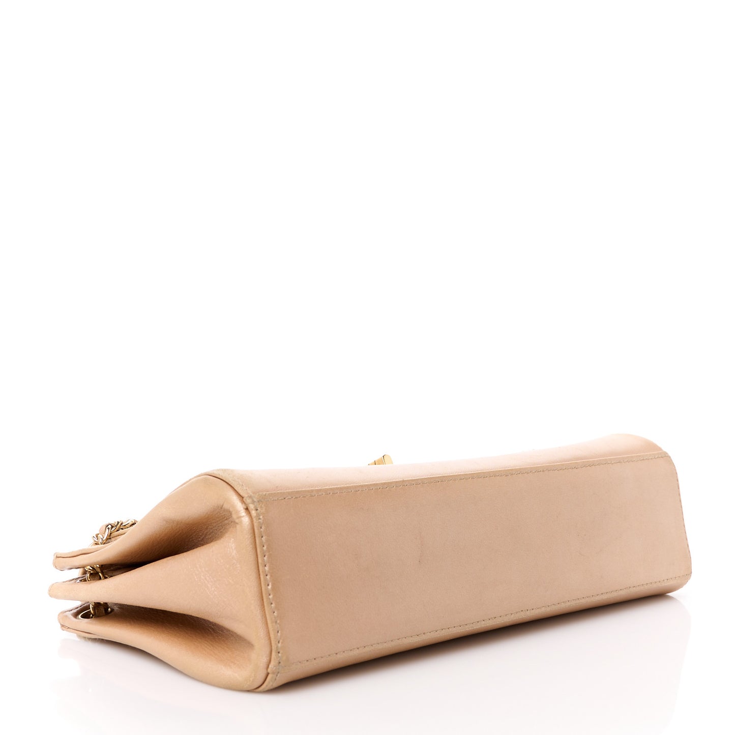 Metallic Lambskin Chocolate Bar Accordion Mademoiselle Pink