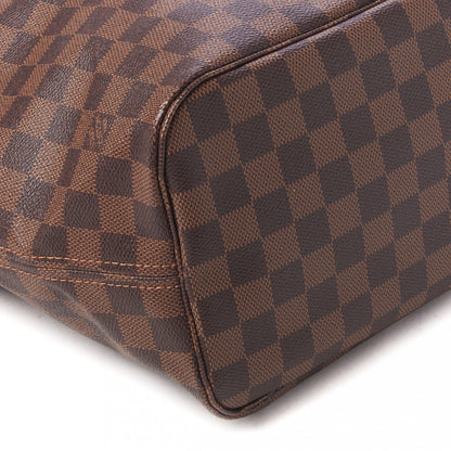 Louis Vuitton Damier Ebene Neo Neverfull MM Rose Ballerine 6 of 9