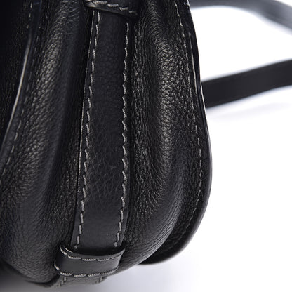 Chloe Calfskin Mini Marcie Round Crossbody Bag Black 11 of 12