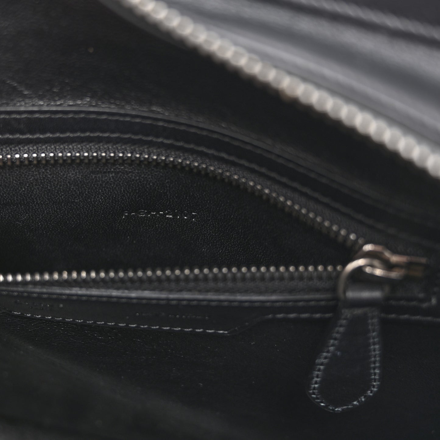Bullhide Drummed Calfskin Micro Tri-Color Luggage Antarctic