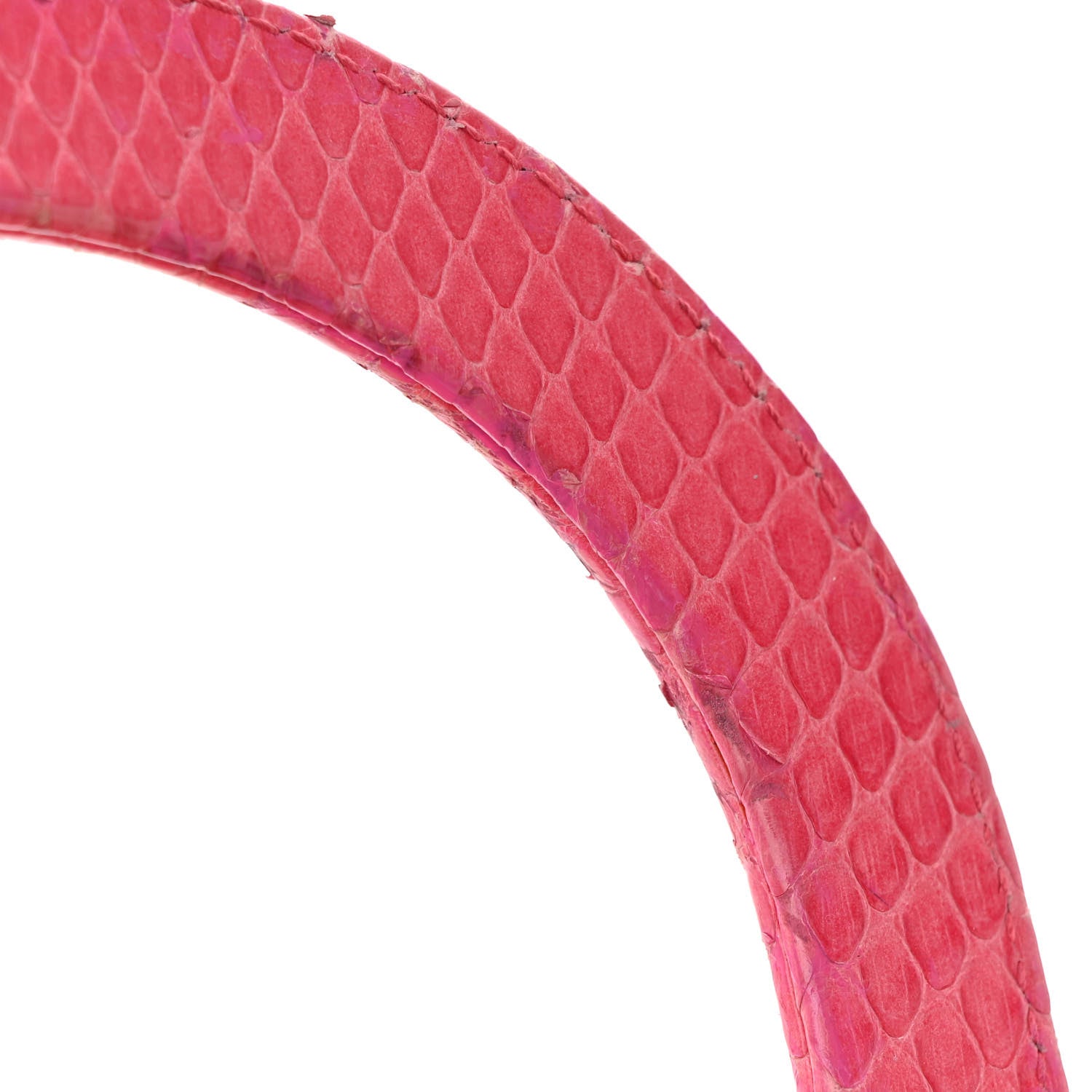 Christian Dior Snakeskin Large Lady Dior Pink 14 of 16