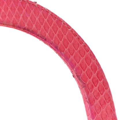 Christian Dior Snakeskin Large Lady Dior Pink 14 of 16