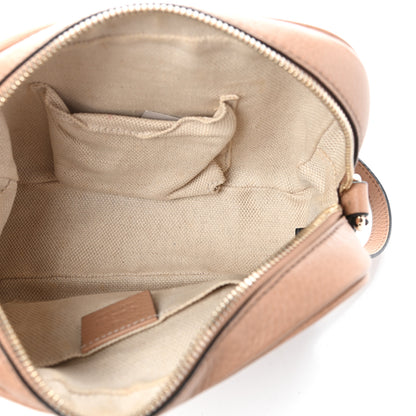 Gucci Pebbled Calfskin Small Soho Disco Bag Rose Beige 5 of 9