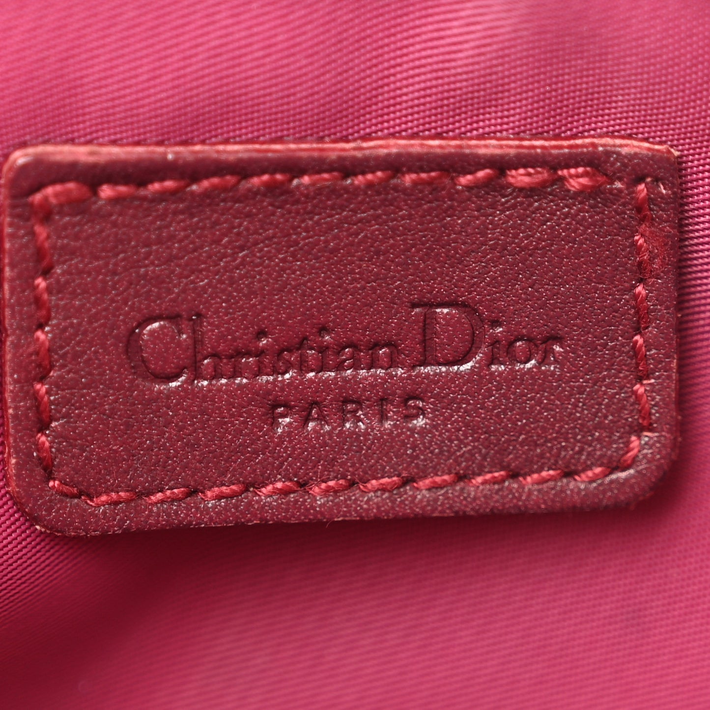 Monogram Mini Saddle Pochette Burgundy